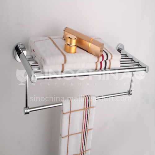 Bathroom silver stainless steel towel rail